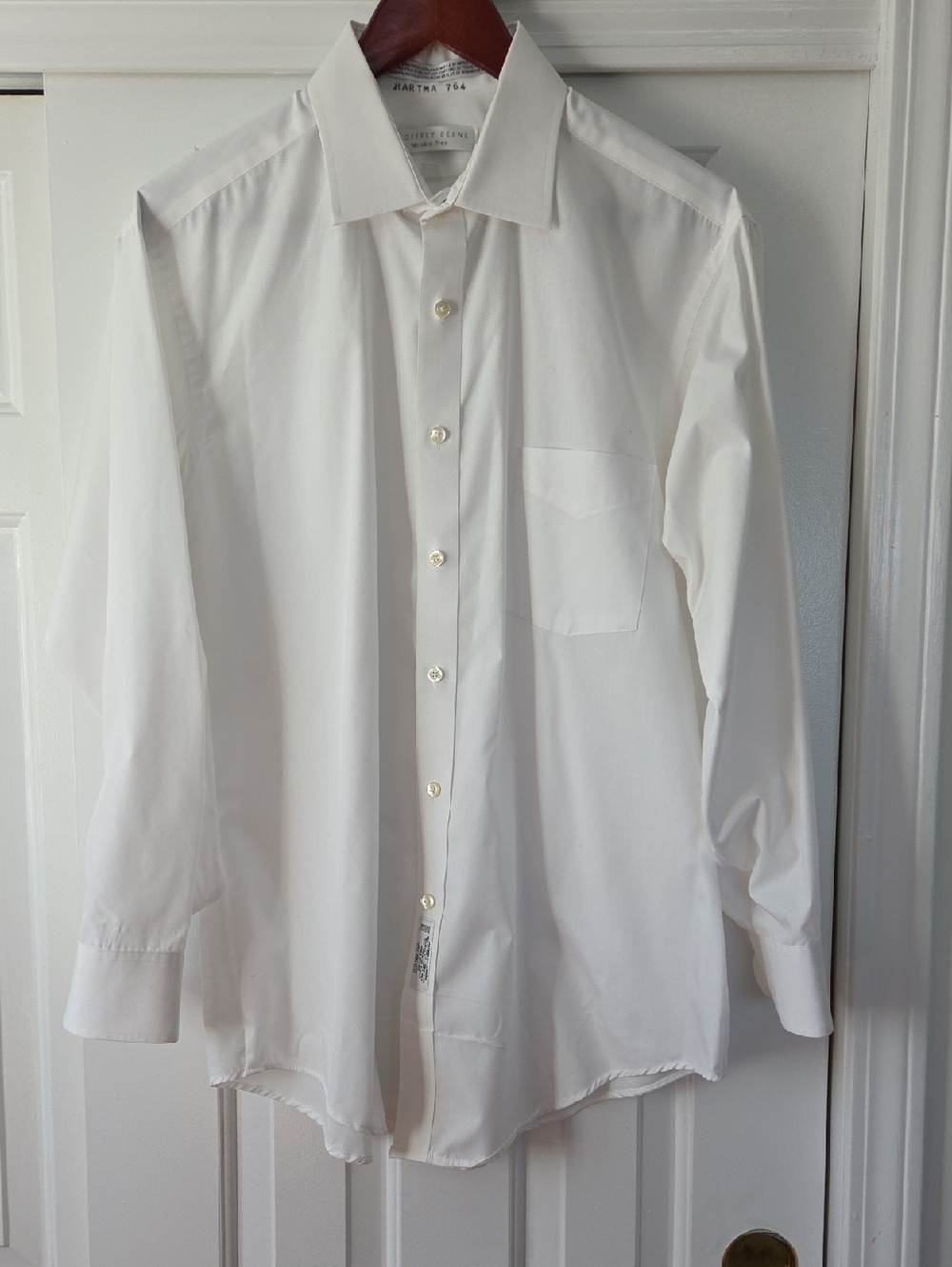 Geoffrey Beene Wrinkle Free Dress Shirt Size 16.5 32/33